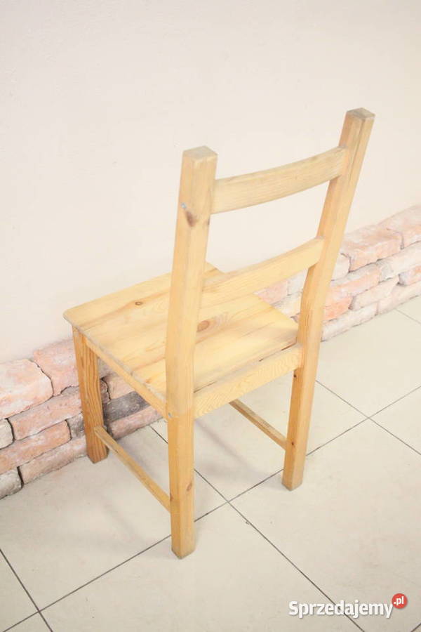 Drewniane krzesełka STOŁKI DO KUCHNI śląskie Pszczyna sprzedam