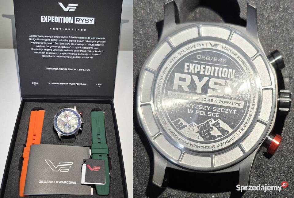 Zegarek Męski Vostok Europe VK67592D499 Green Katowice