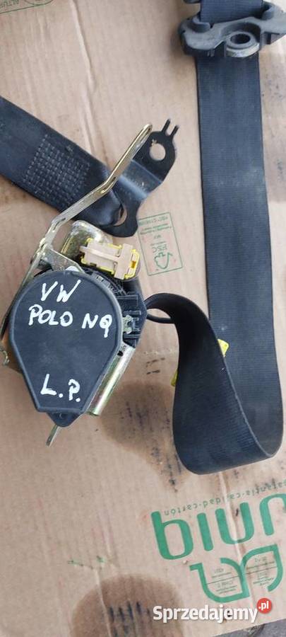 Pas bezpieczeństwa lewy przód VW POLO 9N