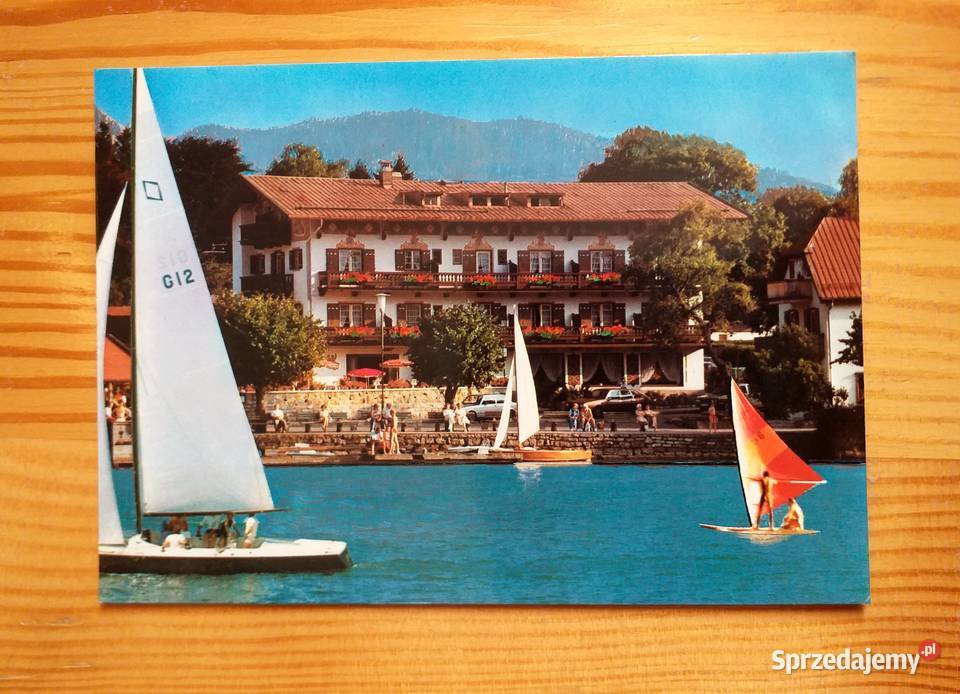 ROTTACHEGRRN WIDOK NA HOTEL JEZIOREM TEGERN Piszczac