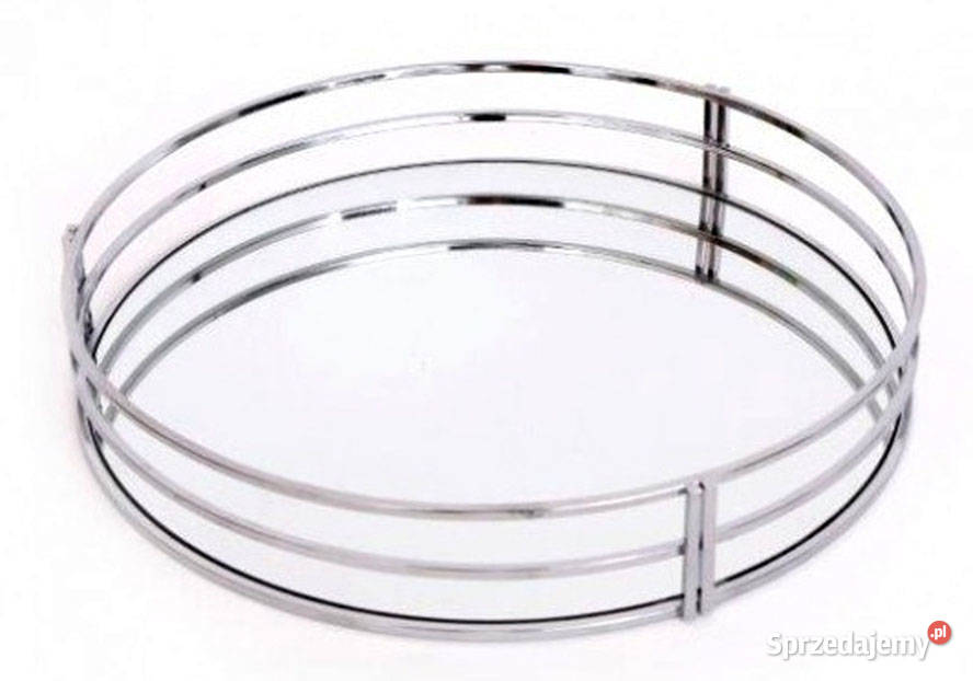 Taca lustrzana srebrna elegancka GLAMOUR 30