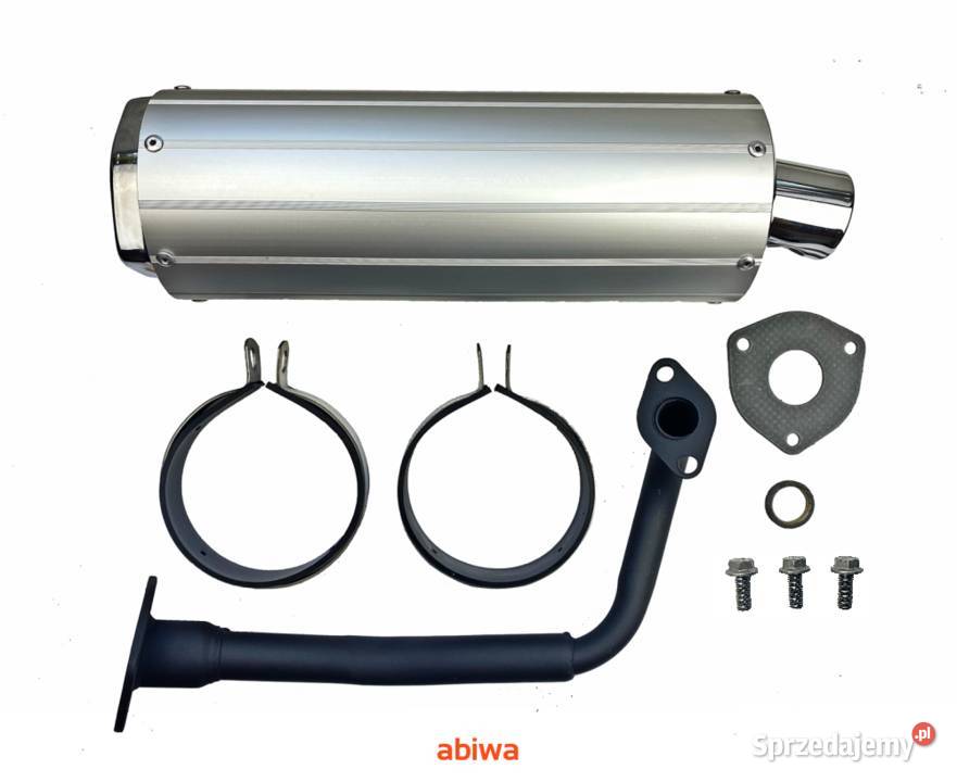 Tłumik aluminiowy Tuba Kompletny 4T GY6 Plecka Dąbrowa