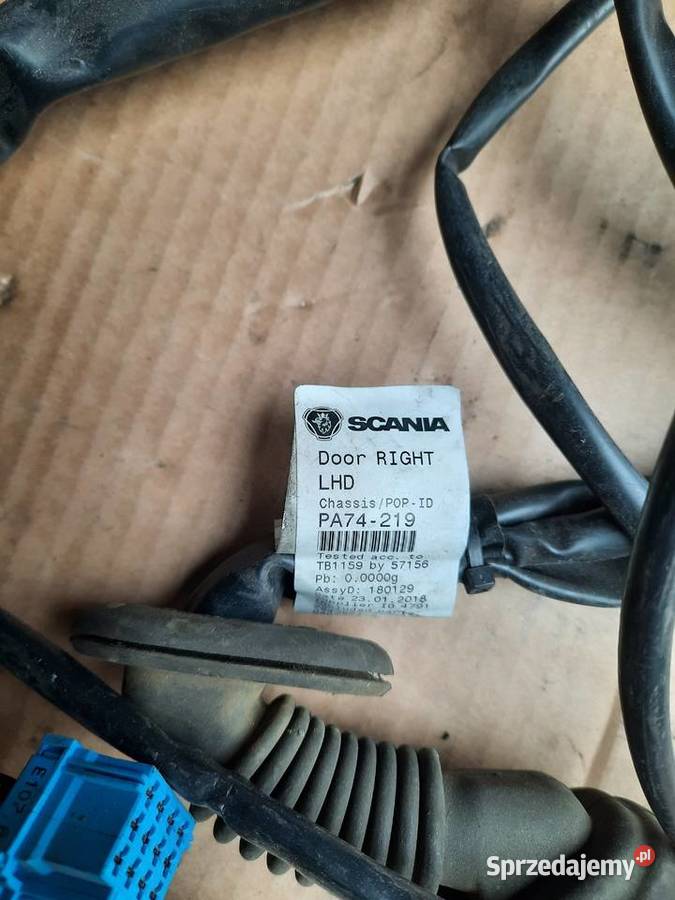 Instalacja przewód drzwi lewych Scania s Układ elektryczny Staszów sprzedam
