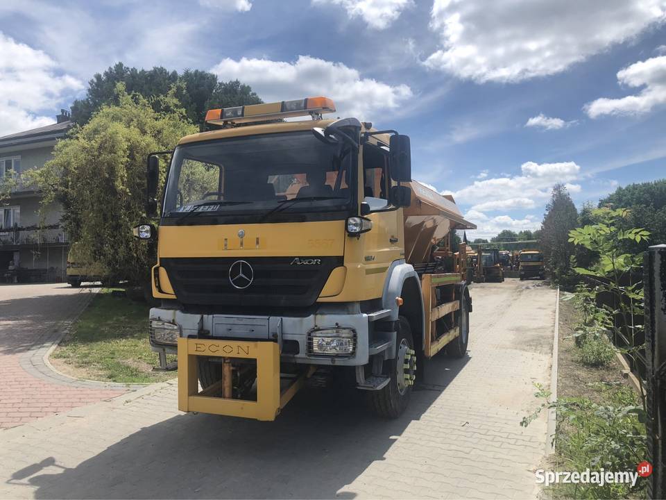 Mercedes Axor 1824 4x4 piaskarka solarka econ Ropczyce
