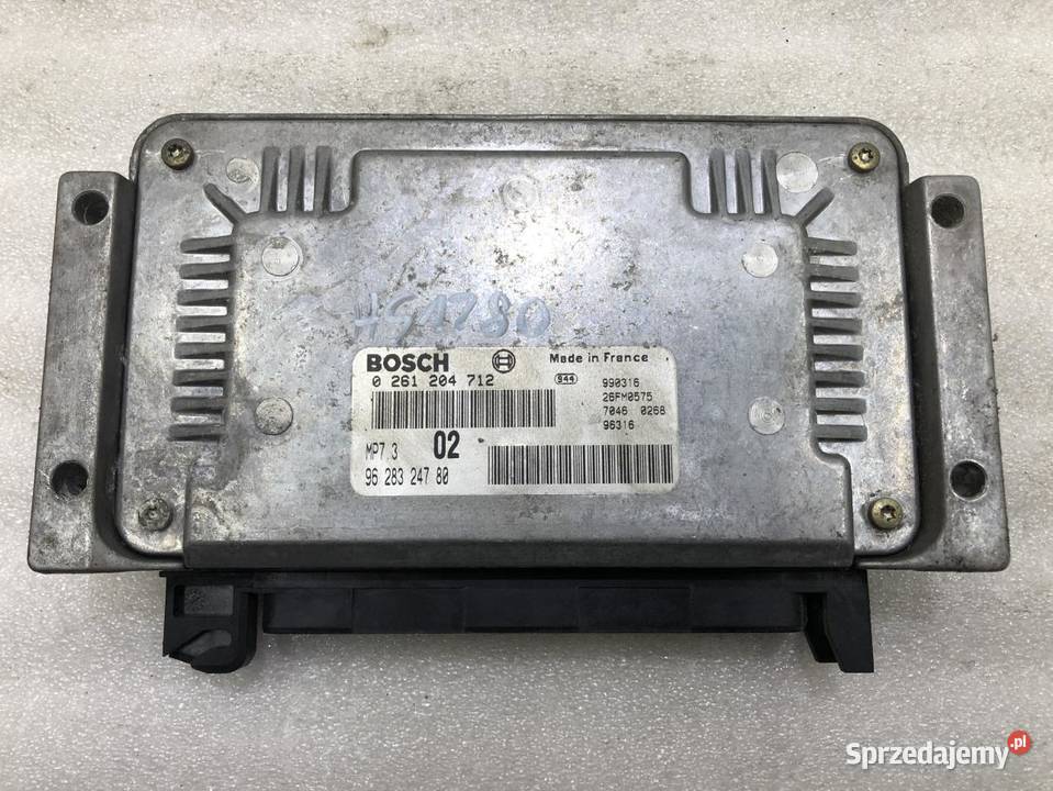 STEROWNIK SILNIKA PEUGEOT 206 14B 9628324780 wielkopolskie sprzedam