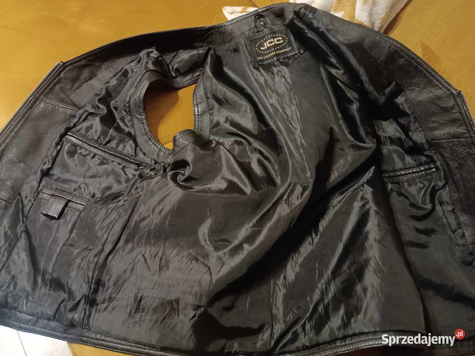 Elegancka skórzana kamizelka JCC The Leather Tomaszów Mazowiecki