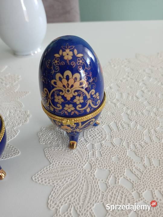 Jajka porcelanowe szkatułki Porcelana i szkło sprzedam