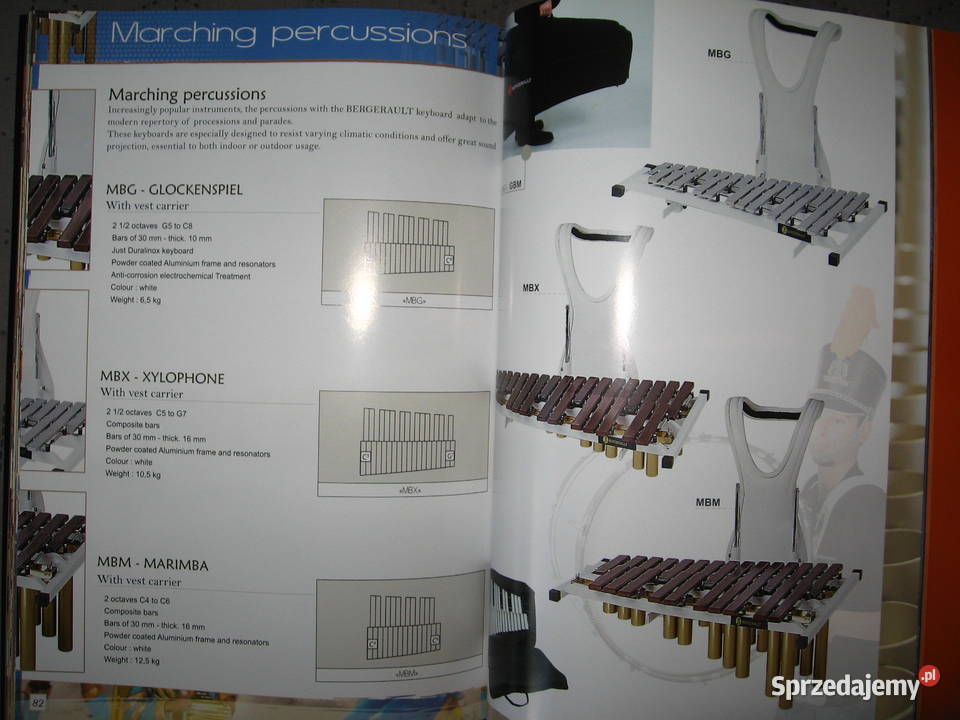 Bergerault Xylophones Vibraphones Marimbas pomorskie