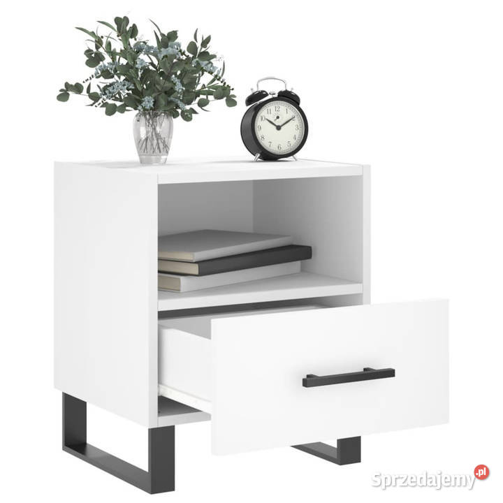 Szafki nocne 2 białe 40x35x475 WM827485 Warszawa