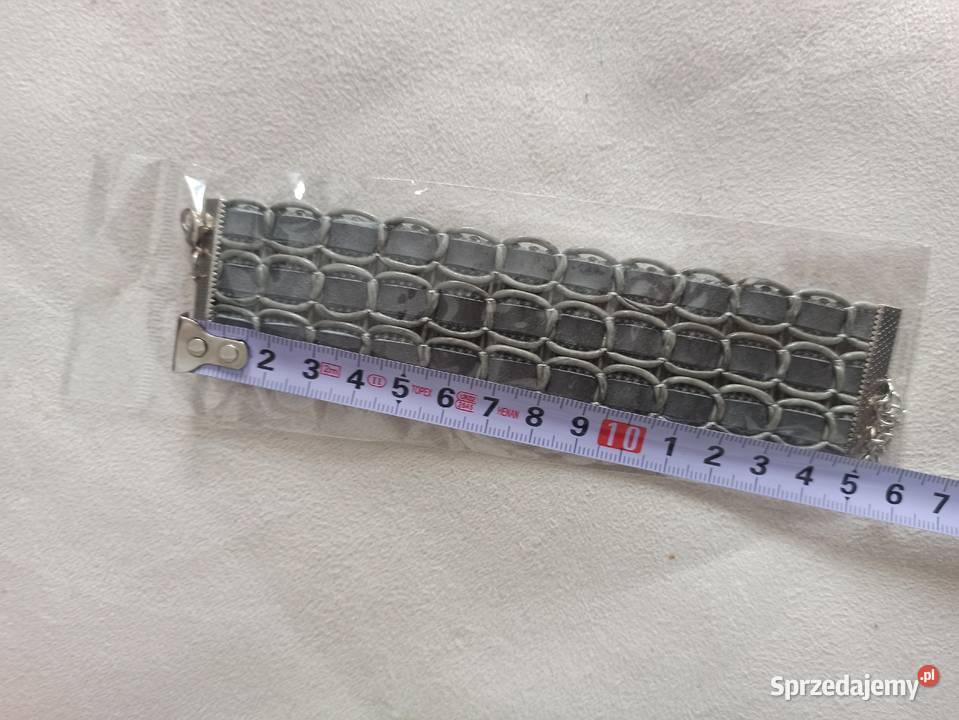Nowa szara bransoletka biżuteria bransoletka na Warszawa