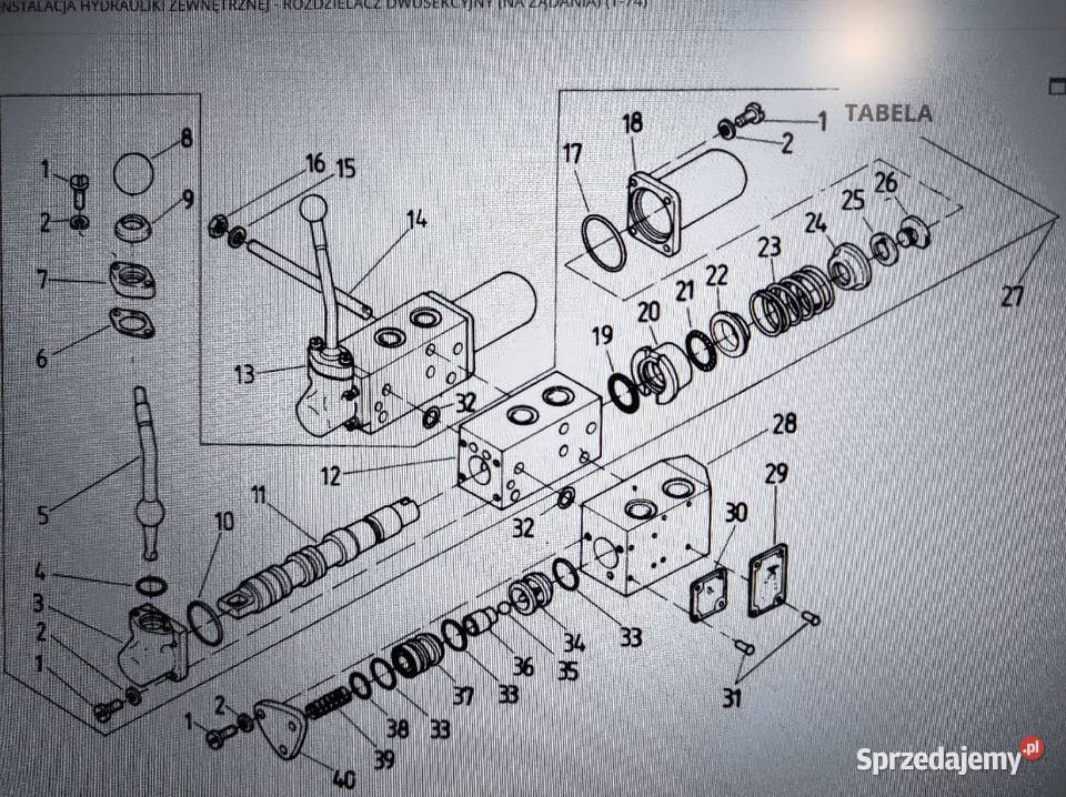 Zestaw uszczelek do rozdzielacza Ursus C330 Warszawa