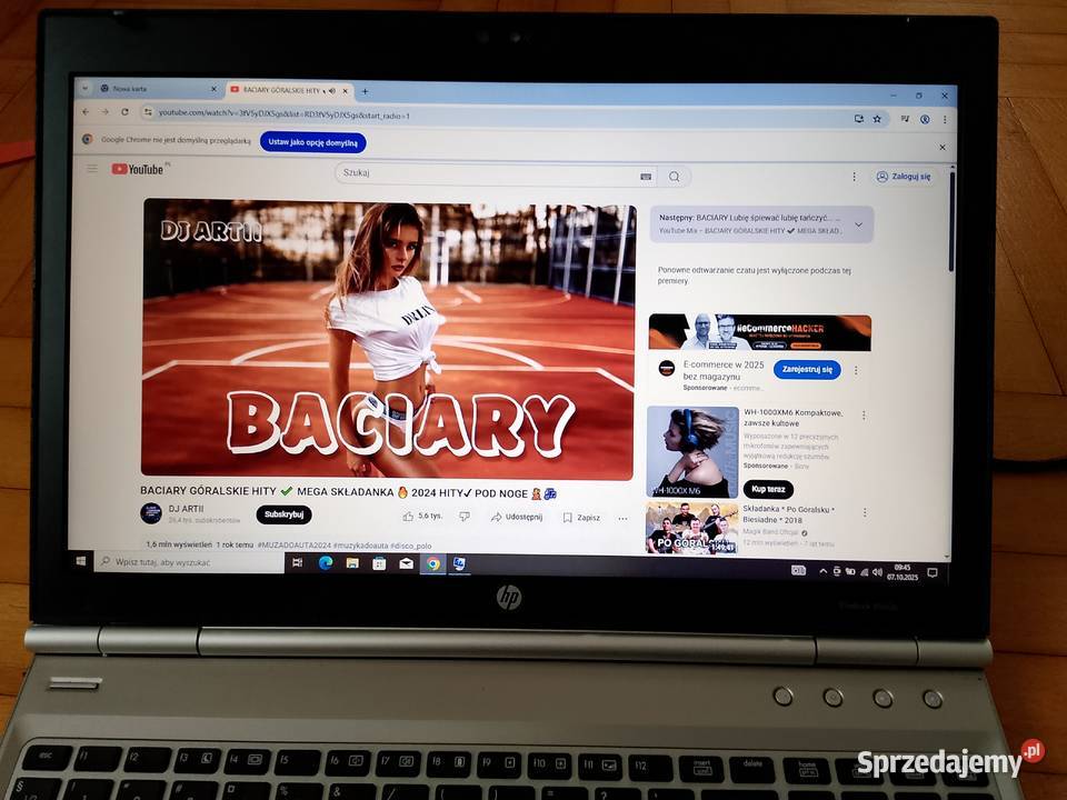 Laptop HP EliteBook 8560p i5 RS 232 SSD podkarpackie Rymanów