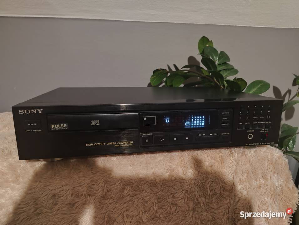 Odtwarzacz CD Sony cdp 395 z pilotem Odtwarzacze CD i MD Trzebuska