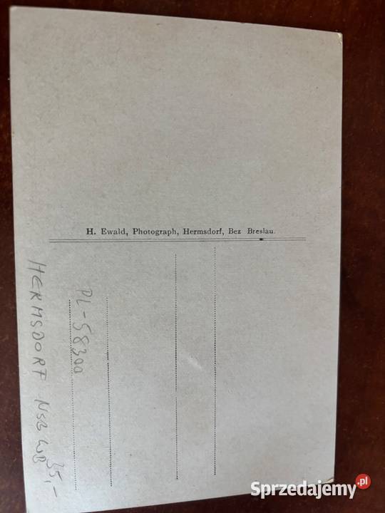 Hermsdorf bez Breslau pocztowka Wałbrzych