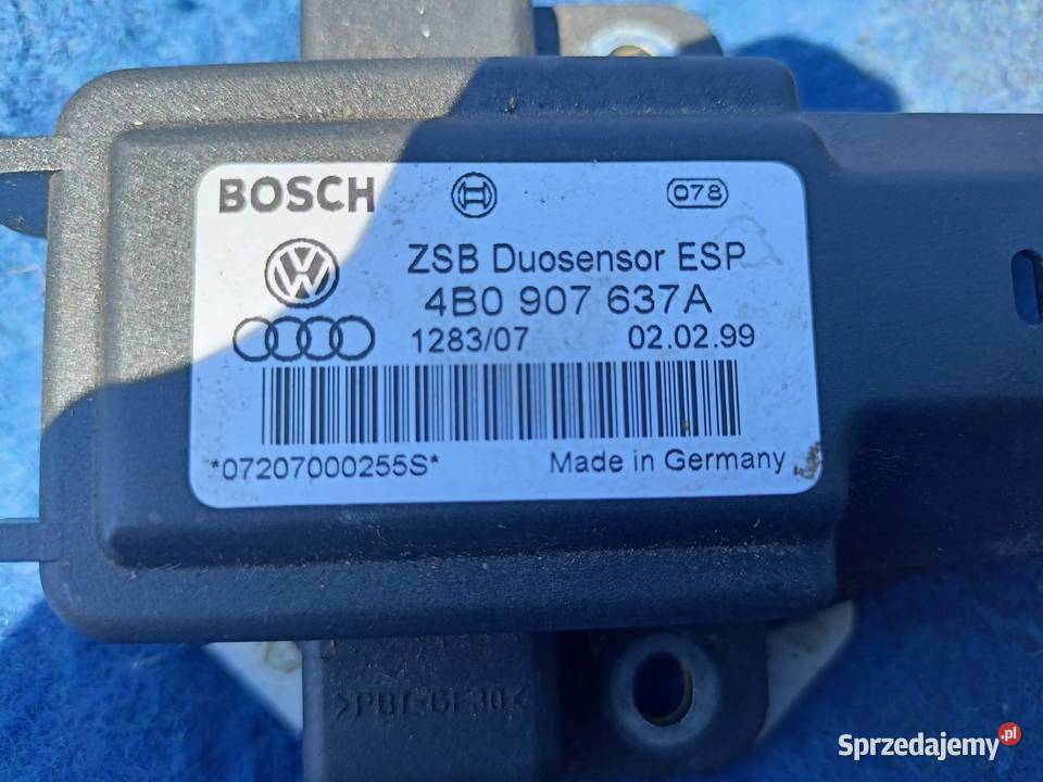 Czujnik ESP 4B0 907 637A Audi A4 B5 FL a1 Myszków