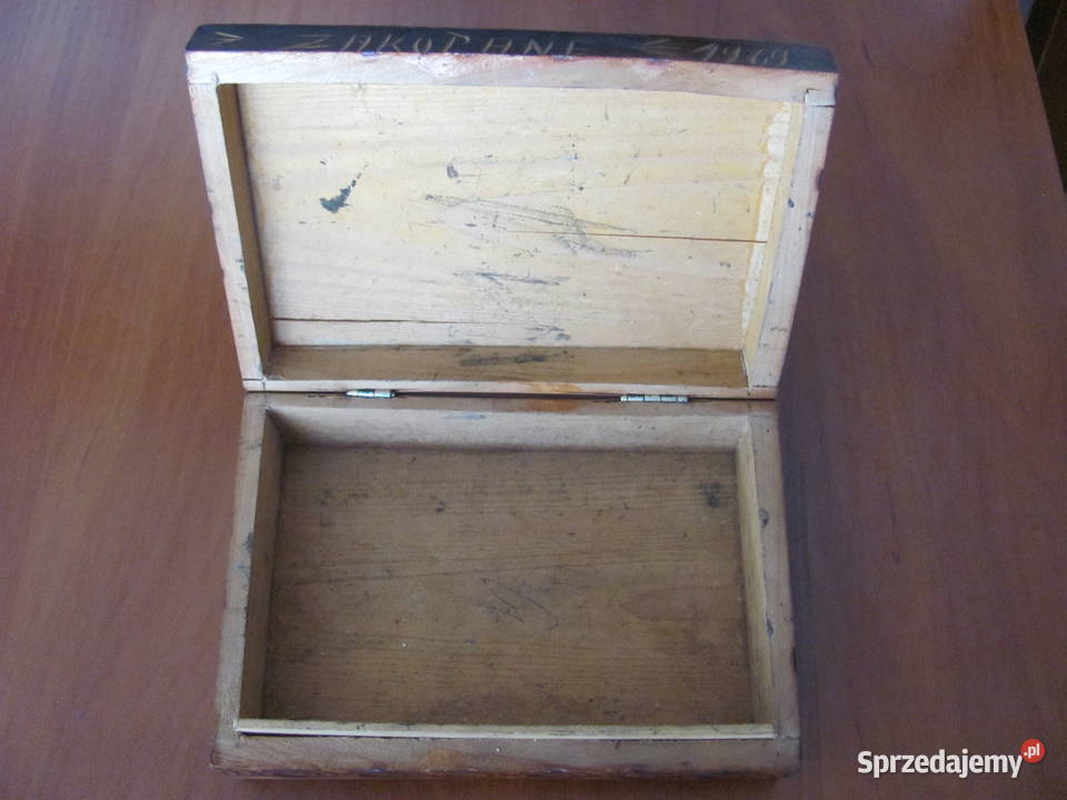 Drewniana szkatułka Pozostałe Pruszcz Gdański