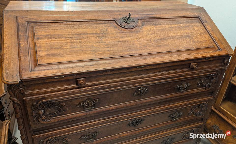 potęzny wspaniały dębowy sekretarzyksklep Dąbrowa Górnicza