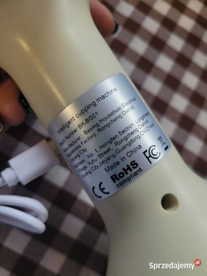Masażer antycellulitowy elektryczna bańka Sprzęt i urządzenia do masażu sprzedam