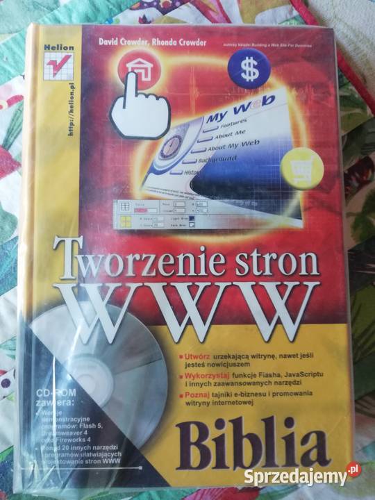 Tworzenie stron www BibliaDavid Crowder Rhonda Książki naukowe i popularnonaukowe małopolskie Kraków sprzedam