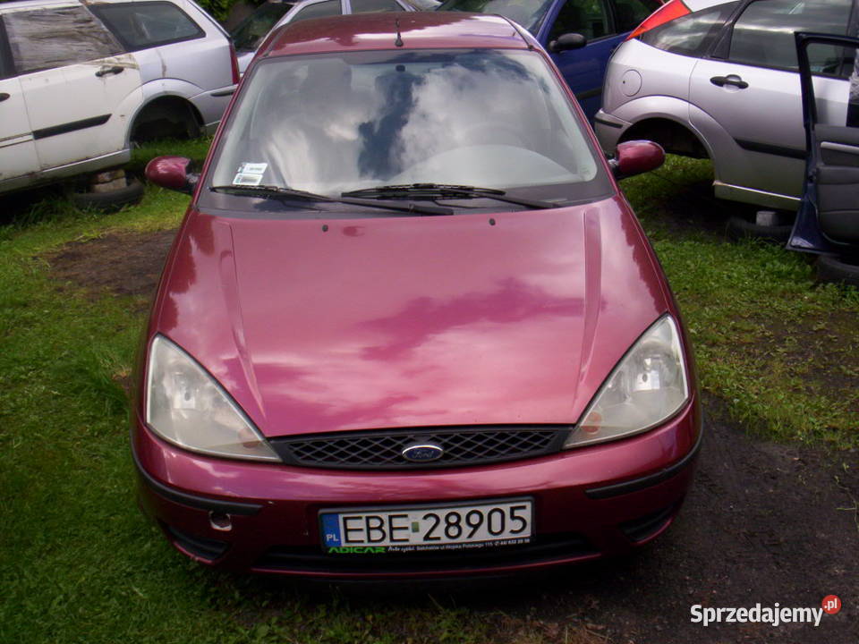 FORD FOCUS MK1 Maska Przód Pokrywa Bordowa