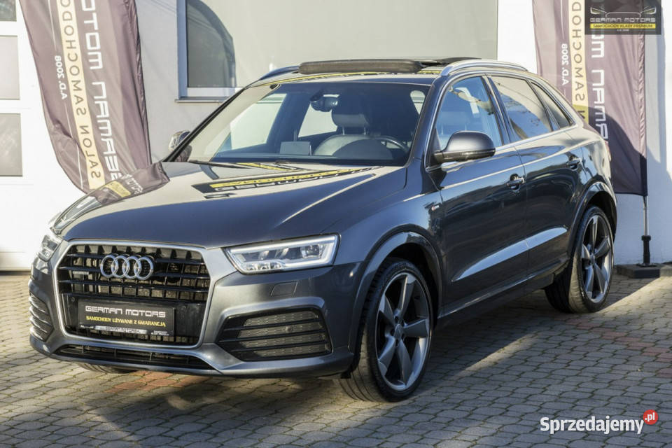 Audi Q3 SLINE Lift Ledy Daytona Panorama Hak łopatki zmiany biegów Q3 Gdynia