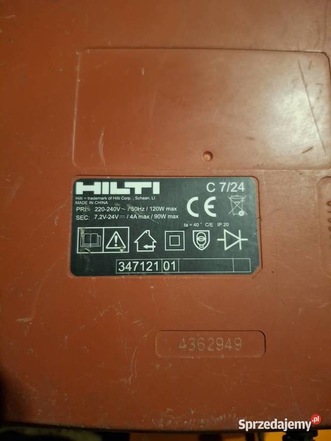 Hilti ładowarka Zabierzów