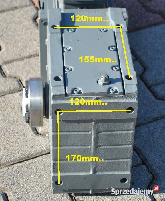Motoreduktor kątowy 11kw 27obrmin LENZE Kargowa