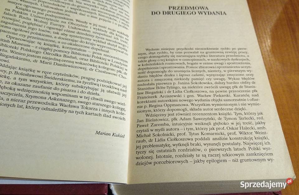 Dzieje Polski porozbiorowe 17951921 Marian Gdańsk sprzedam