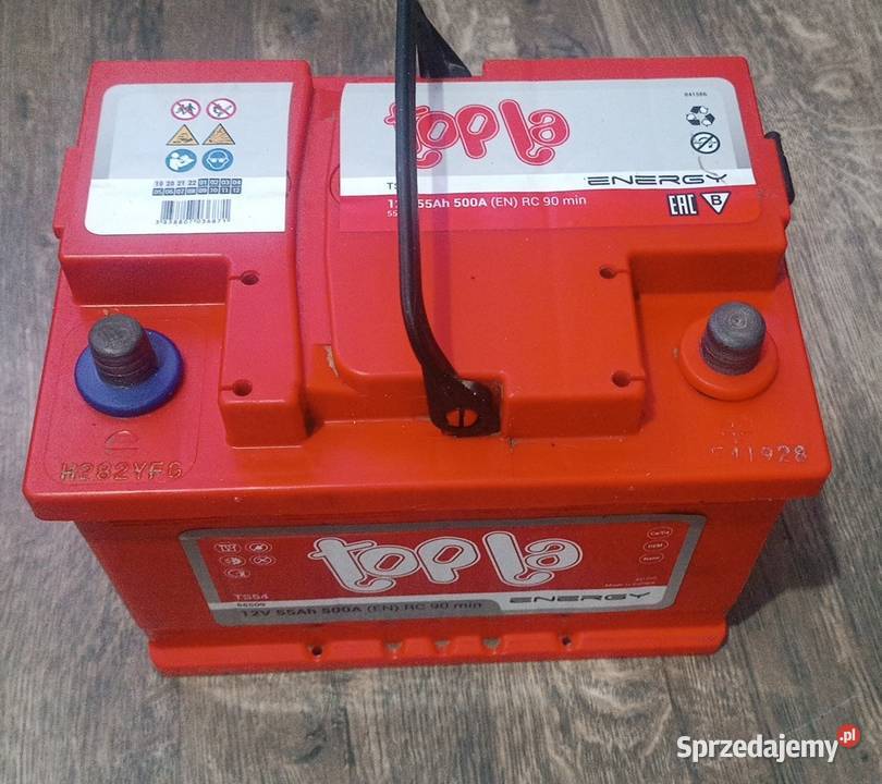 Akumulator Topla Energy 12V 55Ah 500A sprawny osobowe Włocławek