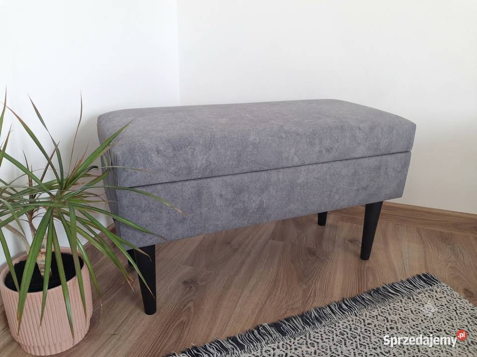 Pufa otwierana 60x30 taboret podnóżek boho z 40cm Stronie