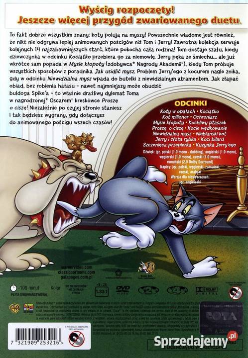 TOM i JERRY NAJSŁYNNIEJSZE POTYCZKI KOMPLETNY Kalisz