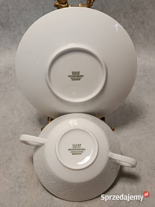 HUTSCHENREUTHER Bulionówka Biała Porcelana podlaskie Augustów