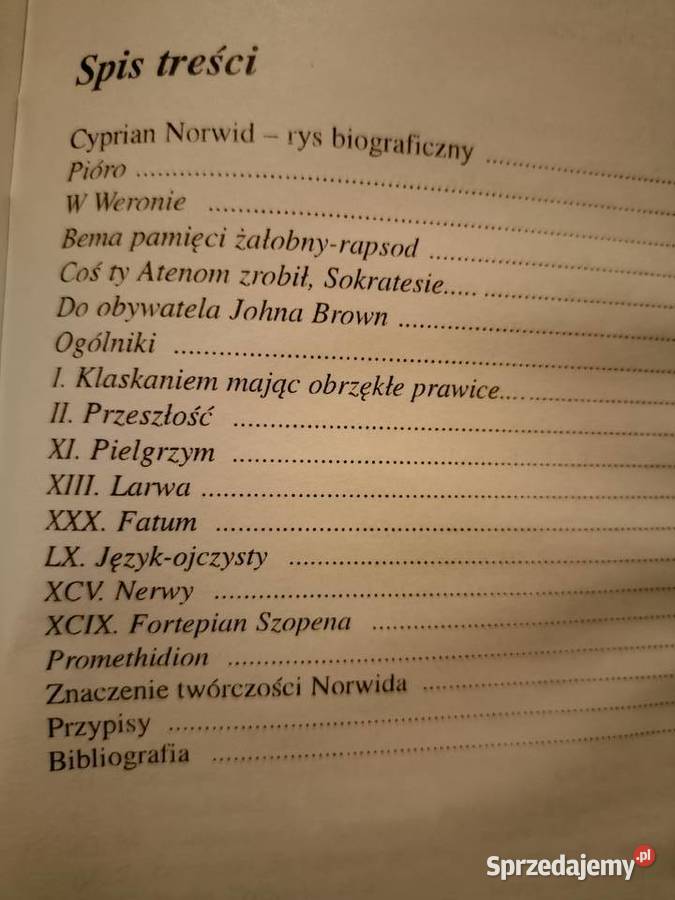 Poezja Norwida analizy literatury księgarnia Książki naukowe i popularnonaukowe Warszawa