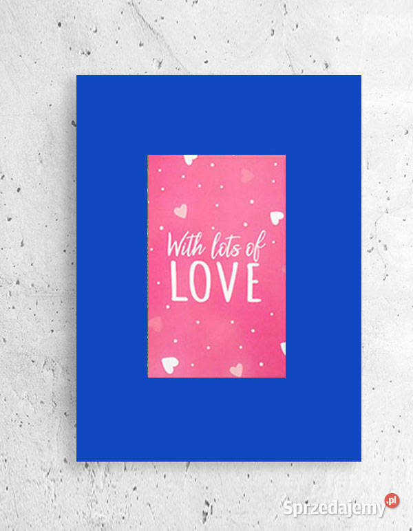 love obrazek A4 love plakat do domu mały plakat Bydgoszcz