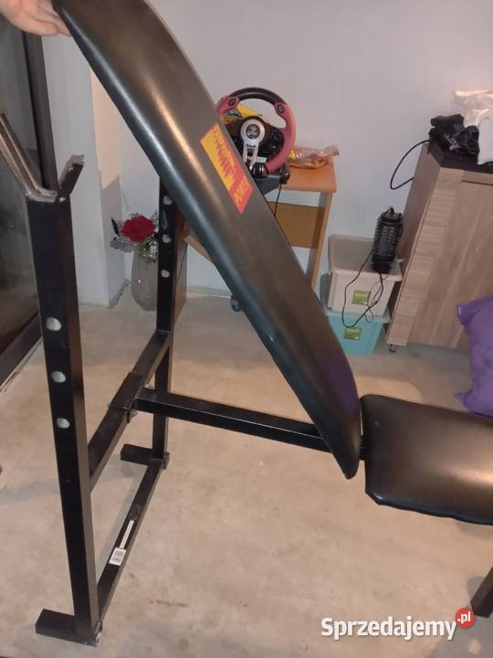 Ławka do ćwiczeń pod sztangę z prasą do nóg Bolszewo