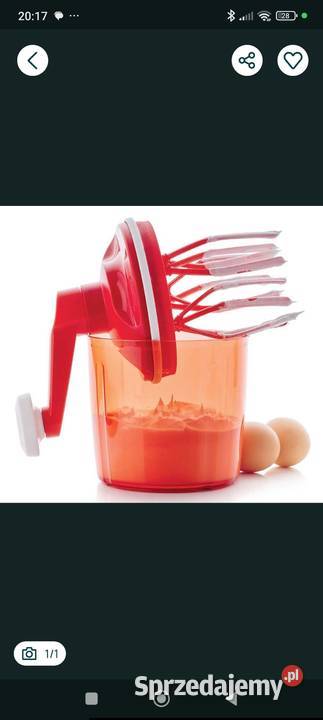Nowy mikser ręczny Tupperware kuchcik kolor Kraków