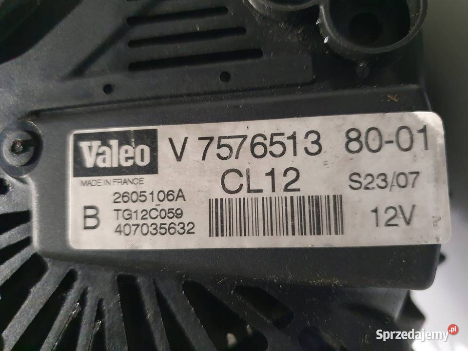 ALTERNATOR Mini Cooper R56 16 16V VTi valeo lubelskie