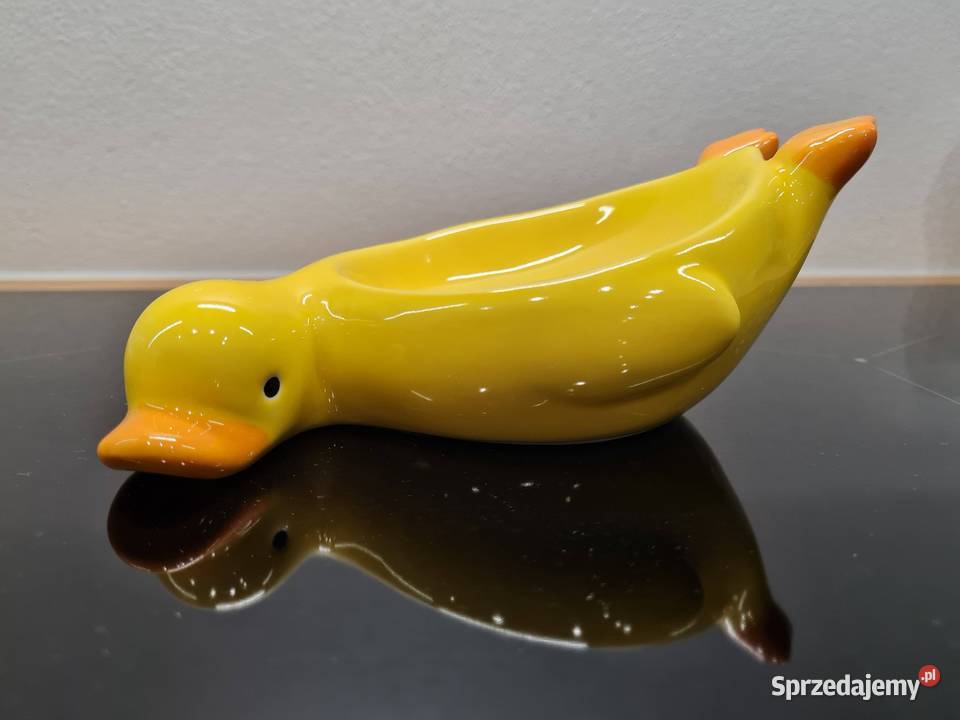 Ceramiczna mydelniczka kaczuszka
