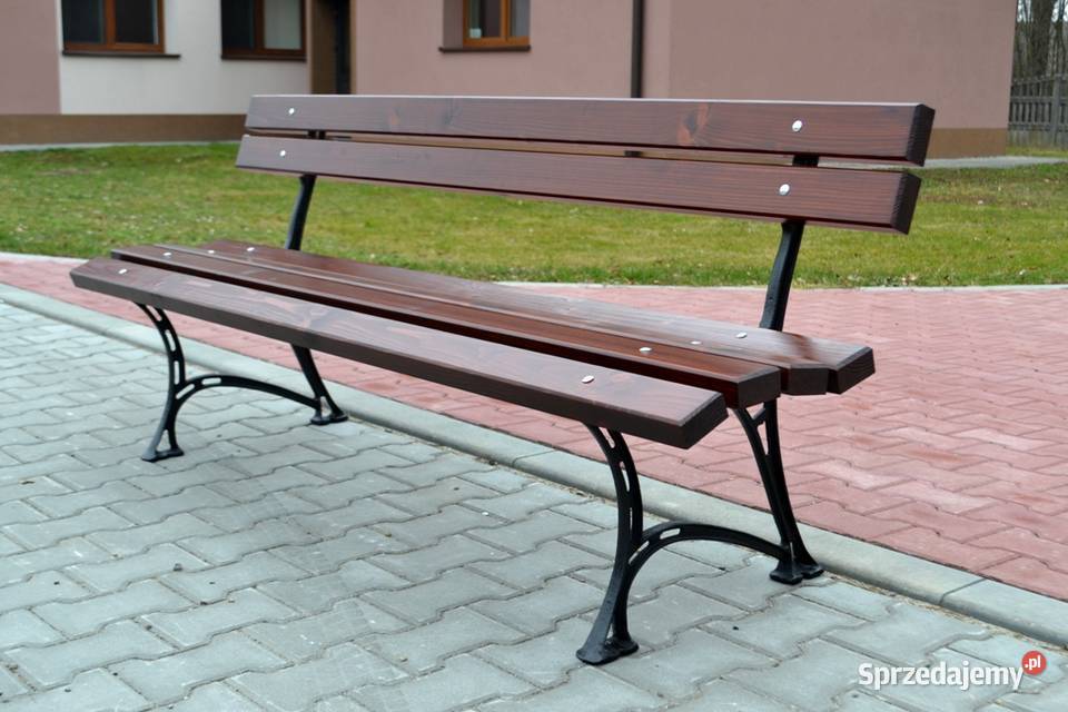 Ławka parkowa ogrodowa królewska miejska W002 Tomaszów Bolesławiecki