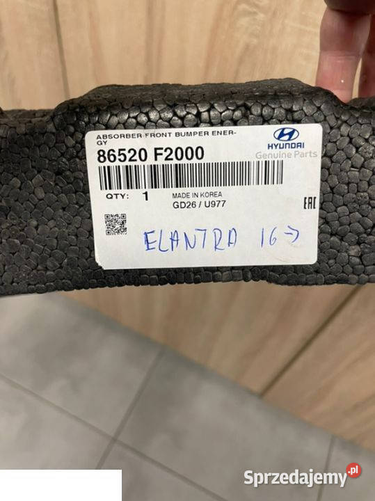 Hyundai Elantra 16 absorber przód Karoseria Kozubszczyzna