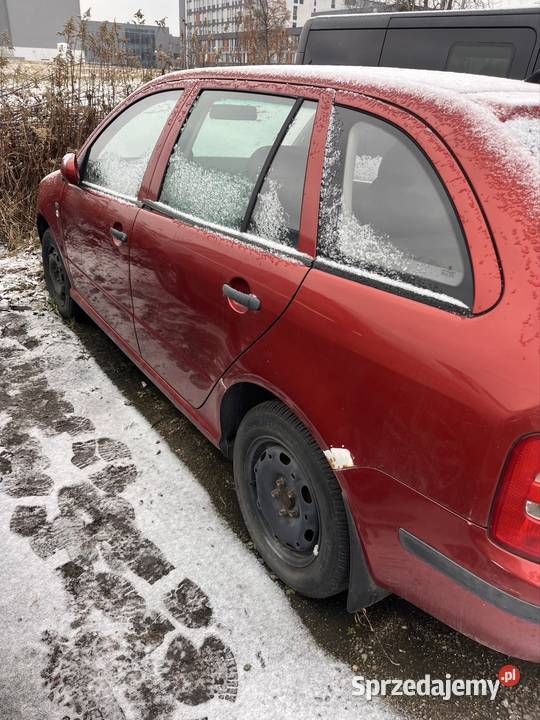 Skoda fabia 12b w całości czerwony Wrocław