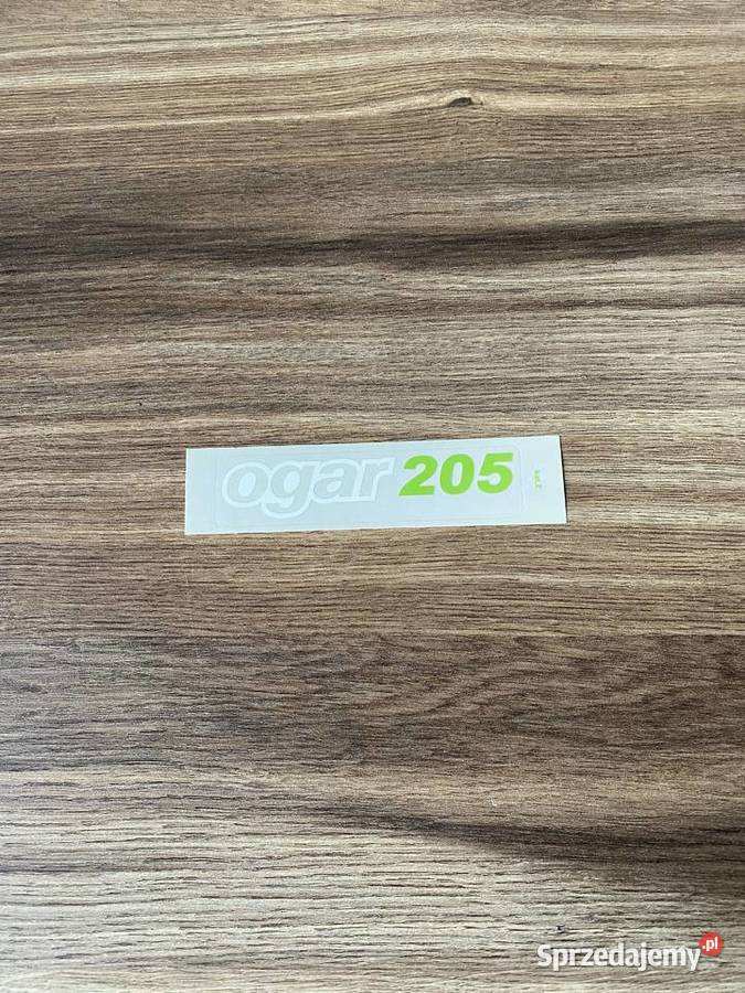 NOWA POLSKA naklejka zielona OGAR 205 romet Bielsko-Biała