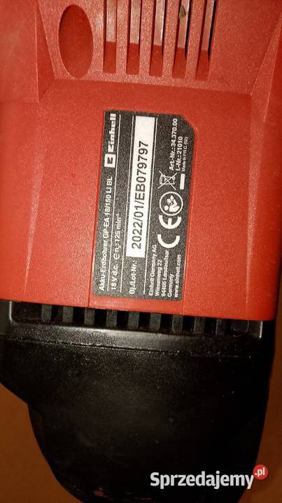 Wiertnica do gleby Einhell Leszno sprzedam