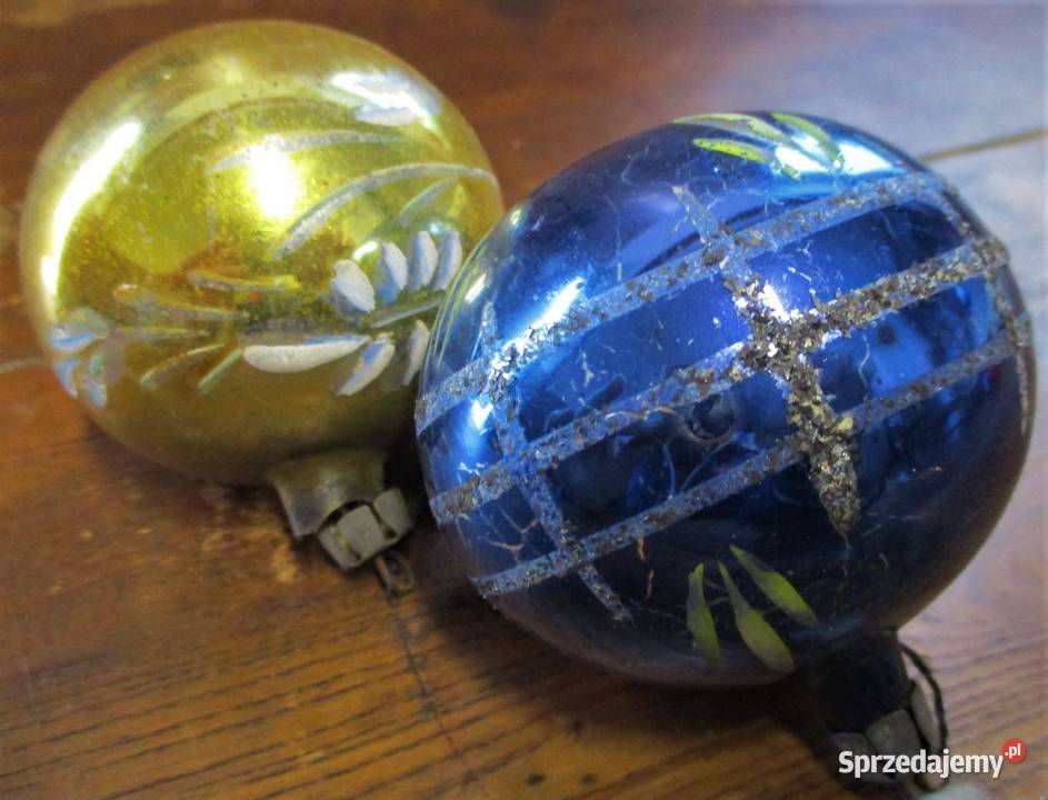 Bombki Szklane lata 60 PRL mazowieckie Nieporęt