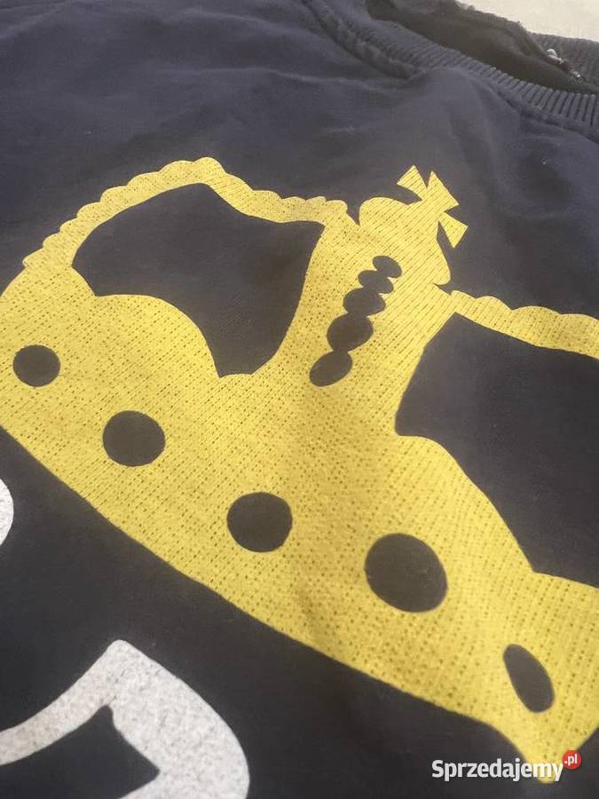 Bluza sweter granatowy z napisem Wasza wysokość Rozmiar 34(XS) podkarpackie Jasło