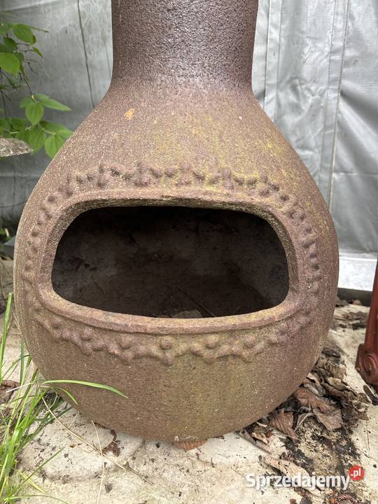 Grill żeliwny stary kominek z żeliwa 90 Dom i Ogród Bystrzyca Kłodzka