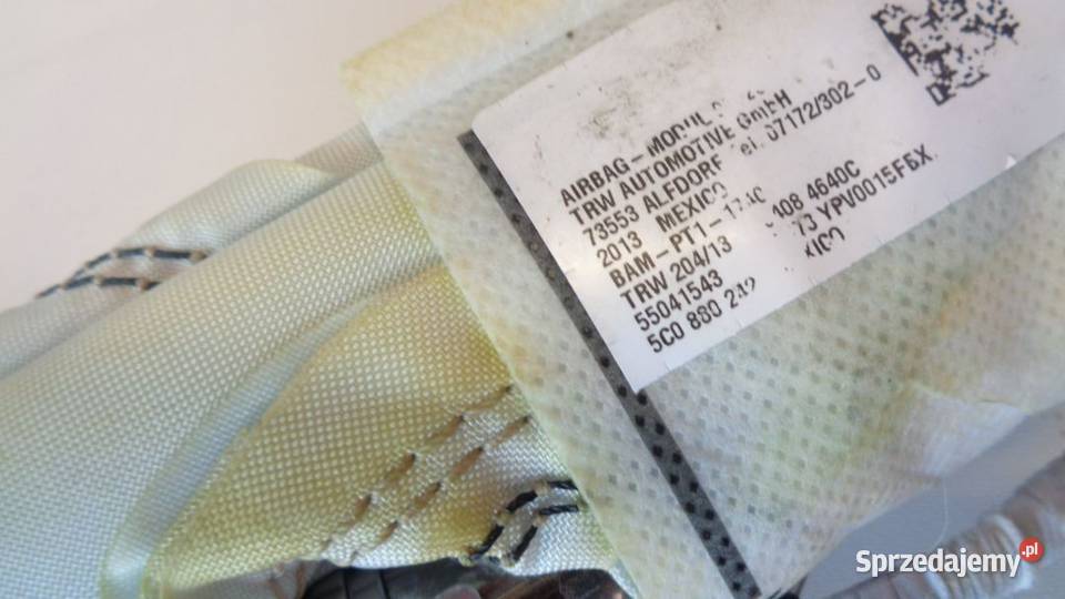 PODUSZKA FOTELA VW JETTA VI 5C PRAWA 5C0880242 wielkopolskie Rakoniewice