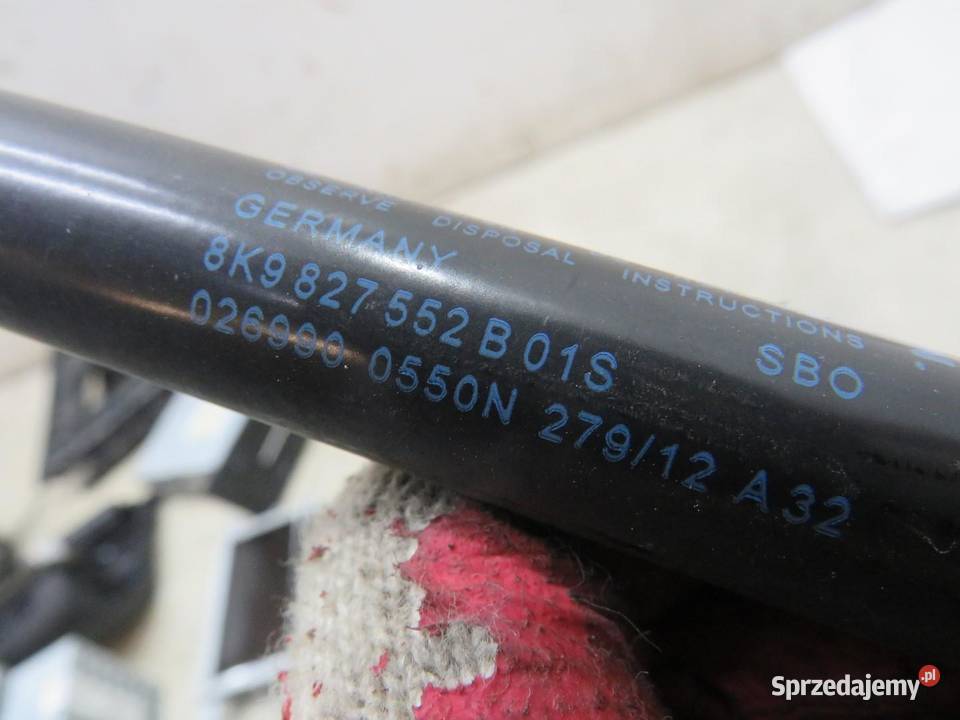 SIŁOWNIK TELESKOP KLAPY AUDI A4 B8 8K9827552 osobowe