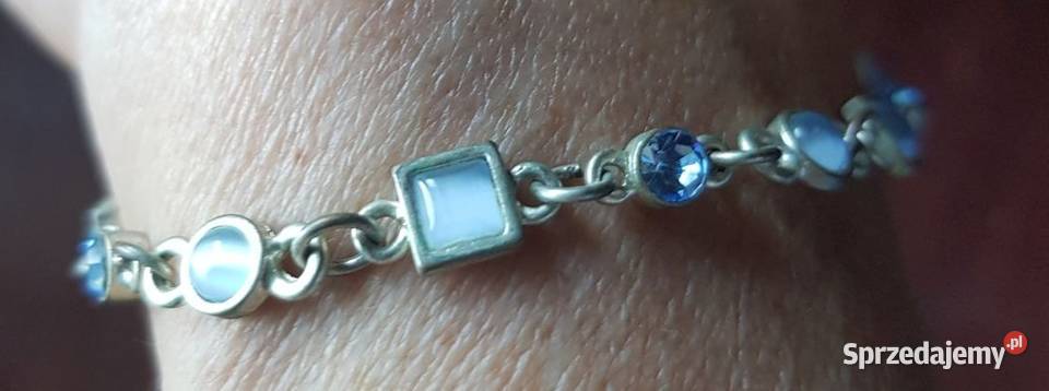 bransoletka biżuteria srebrne kryształki Kielce