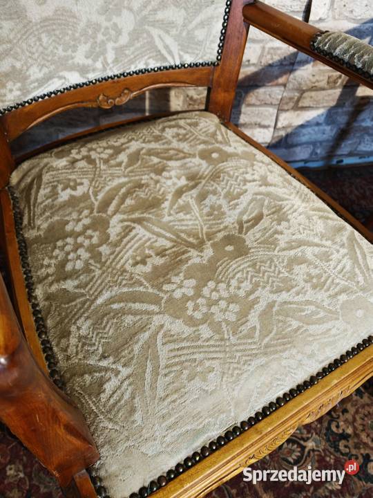 Dwa piękne fotele trony ludwik Sandomierz